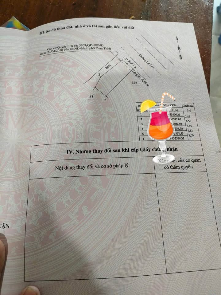 Đất thổ cư lô góc 31.8m² đường Lê Lai - Phan Thiết giá 1.6 tỷ - Khu kinh doanh sầm uất!