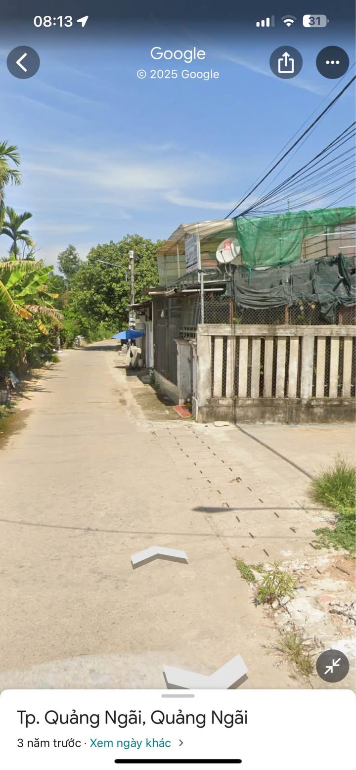 Đất nền 147m² tại hẻm 180 Hoàng Hoa Thám, Quảng Ngãi - Giá chỉ 1.1 tỷ!