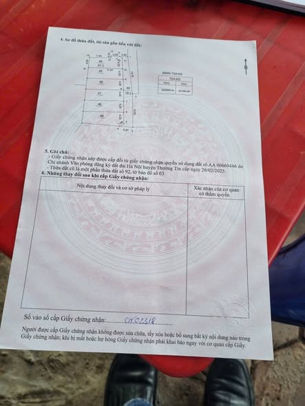 Lô đất đẹp tại Tô Hiệu, Thường Tín, Hà Nội 51.1m² giá 2 tỷ - Cơ hội đầu tư hấp dẫn!