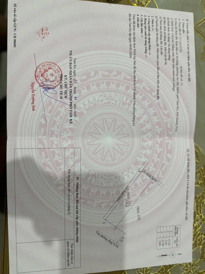 Đất nền An Mỹ, Tam Kỳ 110m² - Cơ hội đầu tư hấp dẫn!