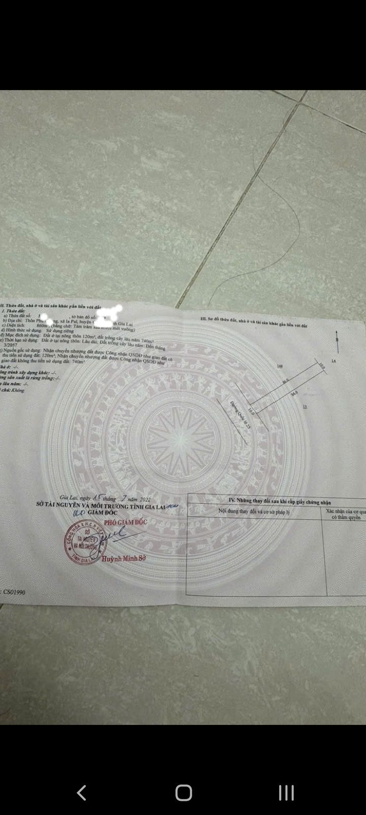 Đất thổ cư tại thôn Phú Cường, xã Ia Pal, 860m² - Đầu tư sinh lời ngay!