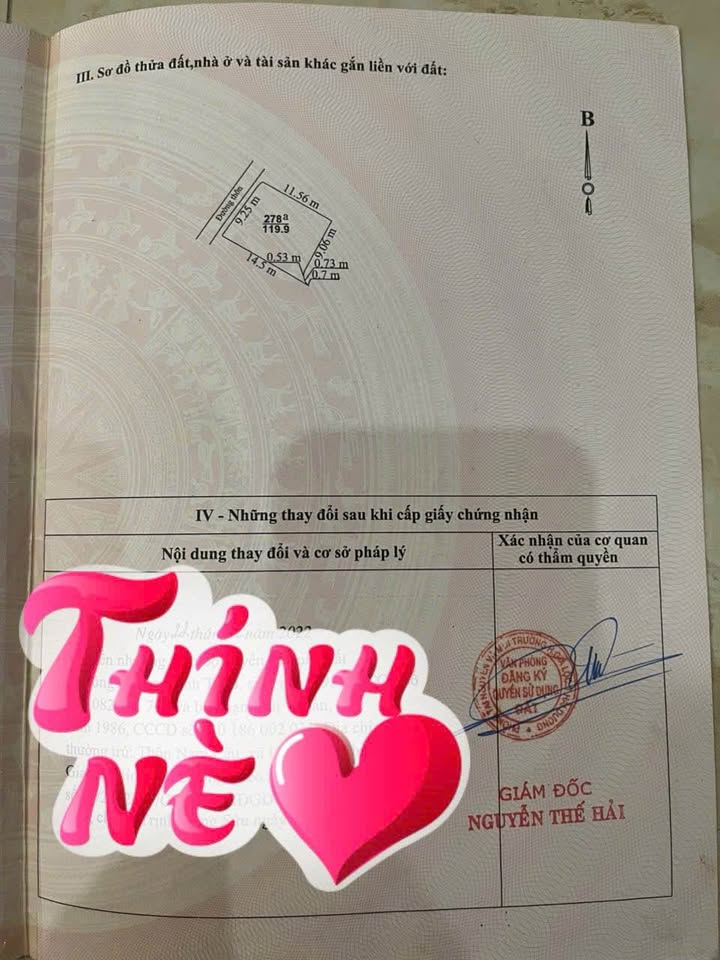 Đất nền Đoàn Thượng, Gia Lộc 120m² giá chỉ 1 tỷ - Cơ hội đầu tư tuyệt vời!