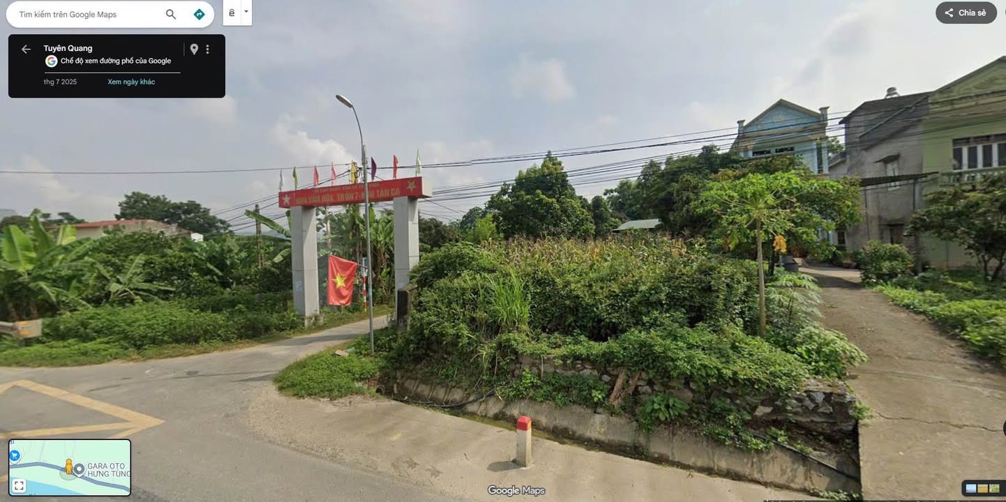 Lô đất mặt đường QL2, Thái Bình, Tuyên Quang 368m² - Vị trí đắc địa, tiềm năng kinh doanh!