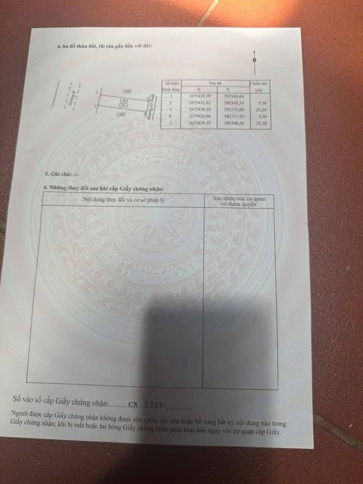 Đất mặt tiền đường Nguyễn Chánh, Sơn Tịnh 129.25m² giá 1.1 tỷ - Cơ hội đầu tư tuyệt vời!