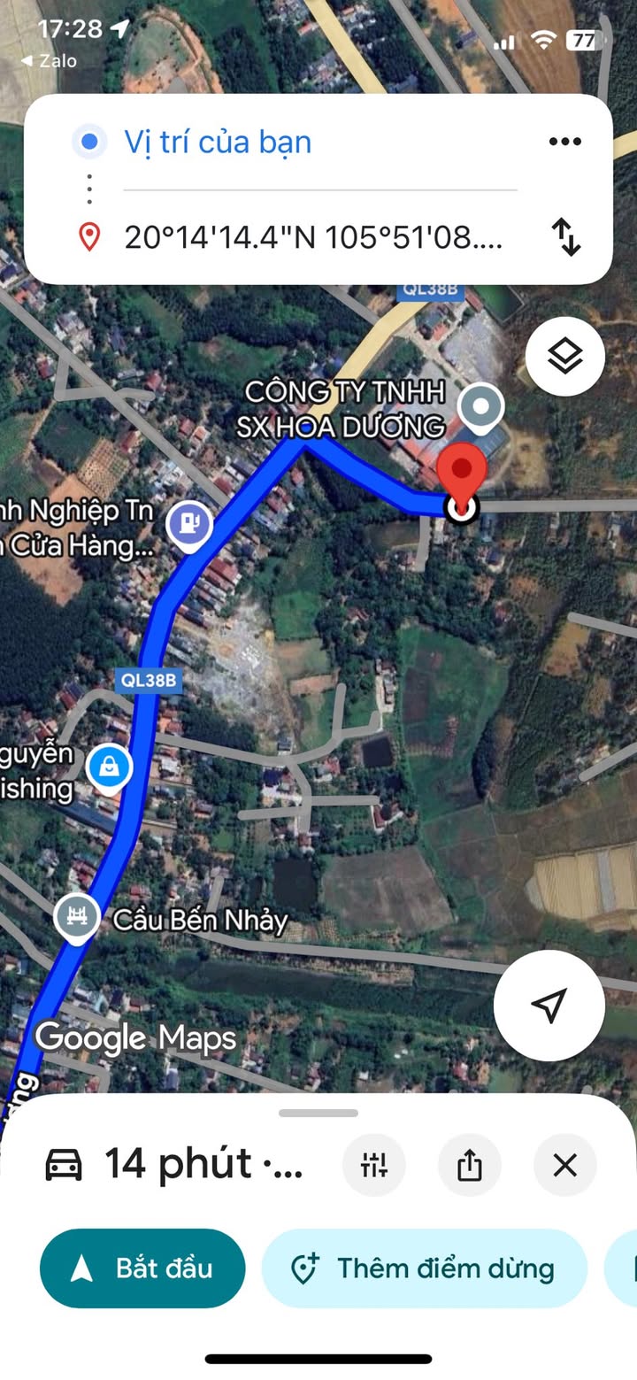 Đất thổ cư Tây Hoa Lư 200m² giá 2 tỷ - Đầu tư sinh lời ngay!