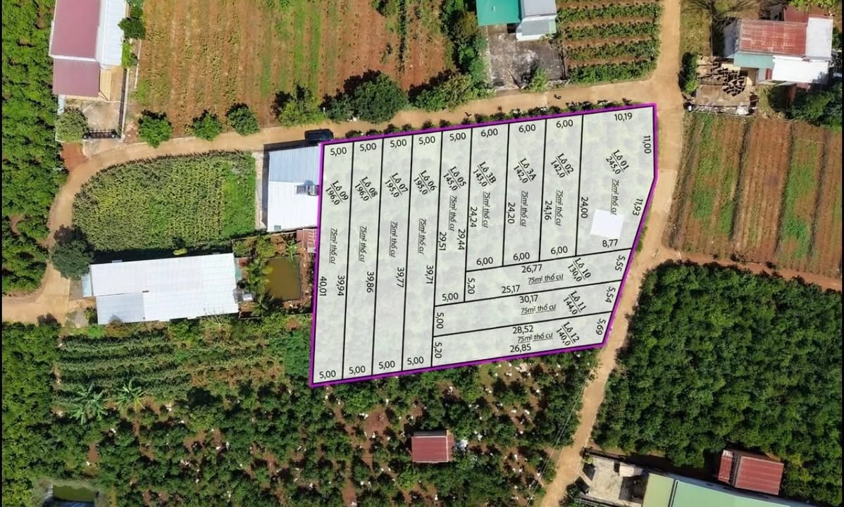 Đất nền Bình Thạnh, Đức Trọng 125m² giá 580 triệu - Sẵn sổ, thổ cư