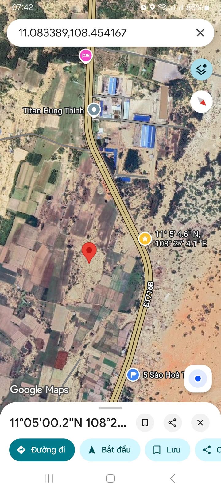 Đất nền Thôn Hồng Thắng - Xã Hòa Thắng 8.500m² giá 485 triệu - Cơ hội đầu tư tuyệt vời!