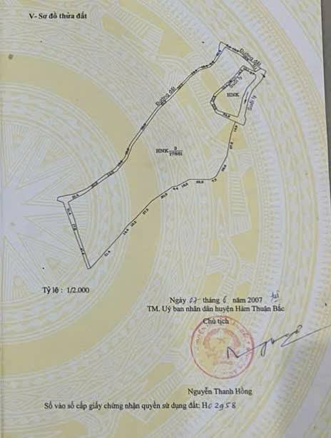 Đất Farm 2 mặt tiền tại Thuận Hòa, Hàm Thuận Bắc 20000m² giá 999 triệu - Cơ hội đầu tư hấp dẫn!