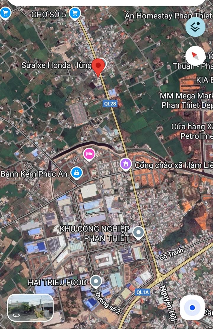 Đất thổ cư 444m² xã Hàm Liêm, Bình Thuận giá 1.8 tỷ - Sổ đỏ chính chủ, vị trí đẹp!