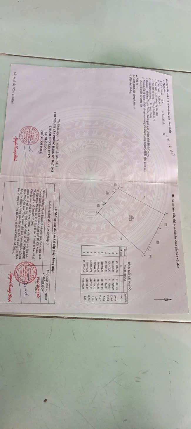 Đất nền Tân Khánh, Chơn Thành 1210m² giá 6.393 tỷ - Cơ hội đầu tư tuyệt vời!