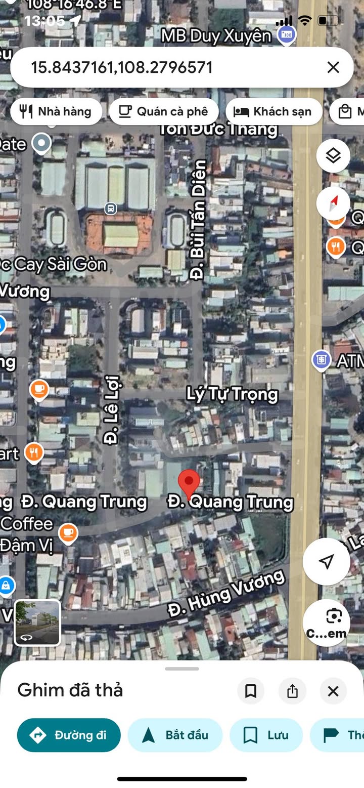 Đất nền mặt tiền đường Quang Trung, Nam Phước 173.6m² giá 4 tỷ - Đầu tư sinh lời ngay!