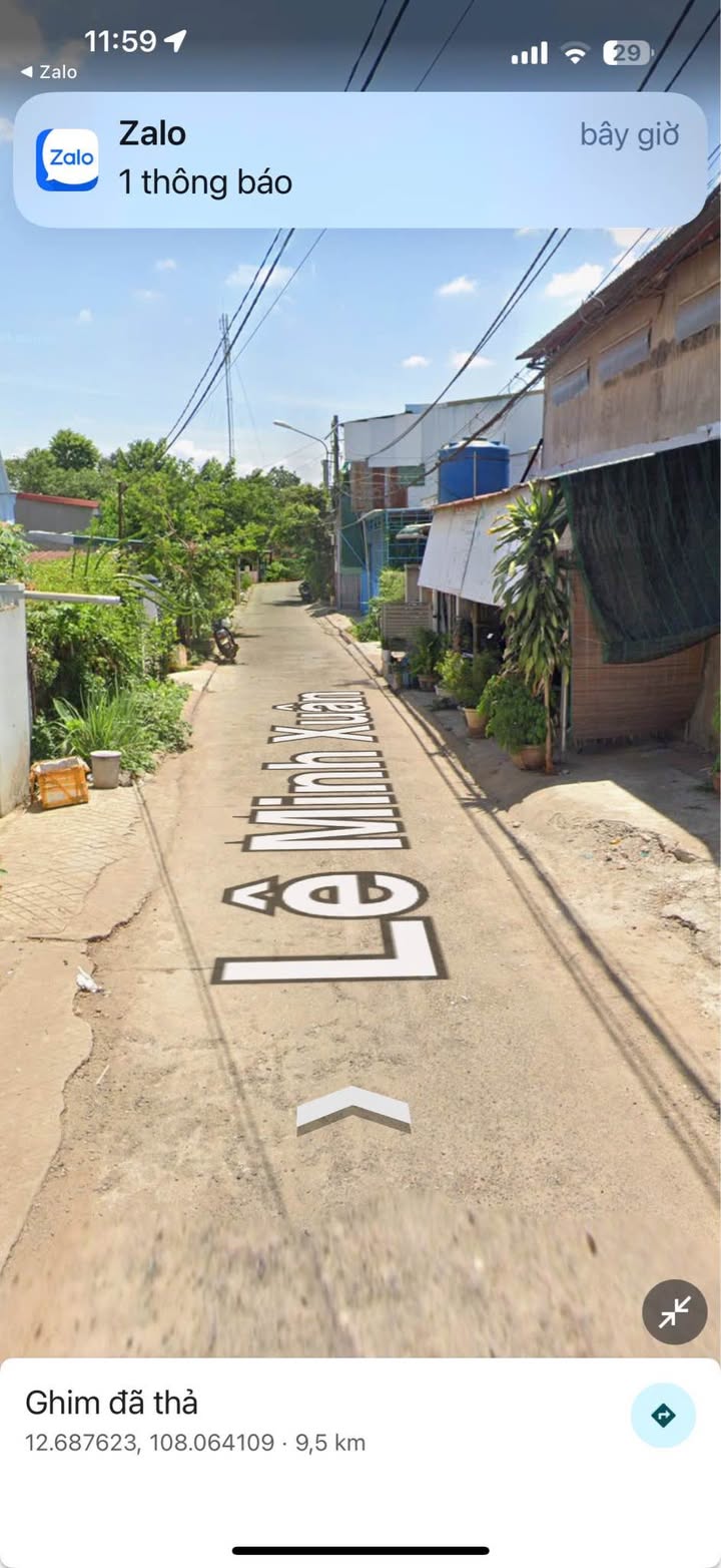 Đất nền mặt tiền kinh doanh Lê Minh Xuân 85m² giá 3.55 tỷ - Đầu tư sinh lời ngay!