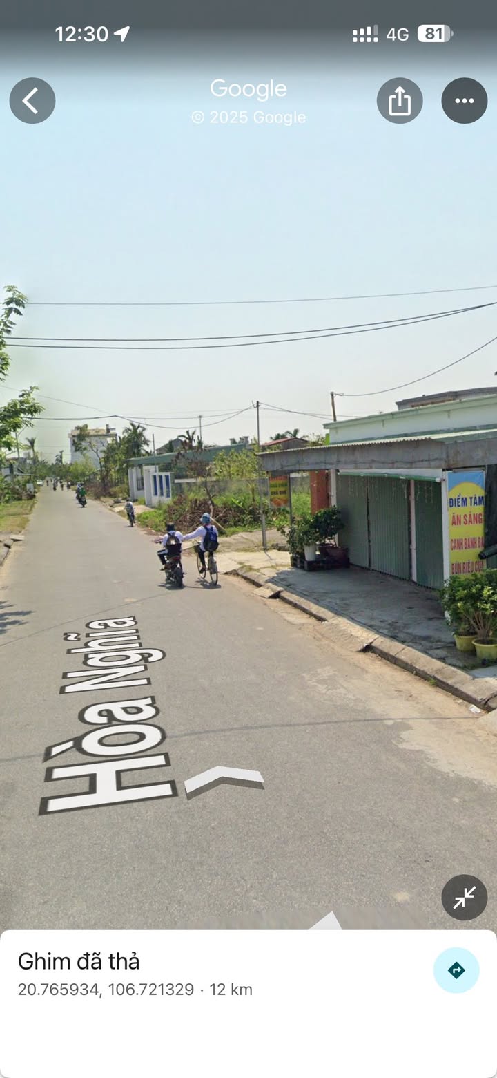 Đất mặt đường Hòa Nghĩa, Dương Kinh 160m² giá 4 tỷ - Cơ hội đầu tư sinh lời!