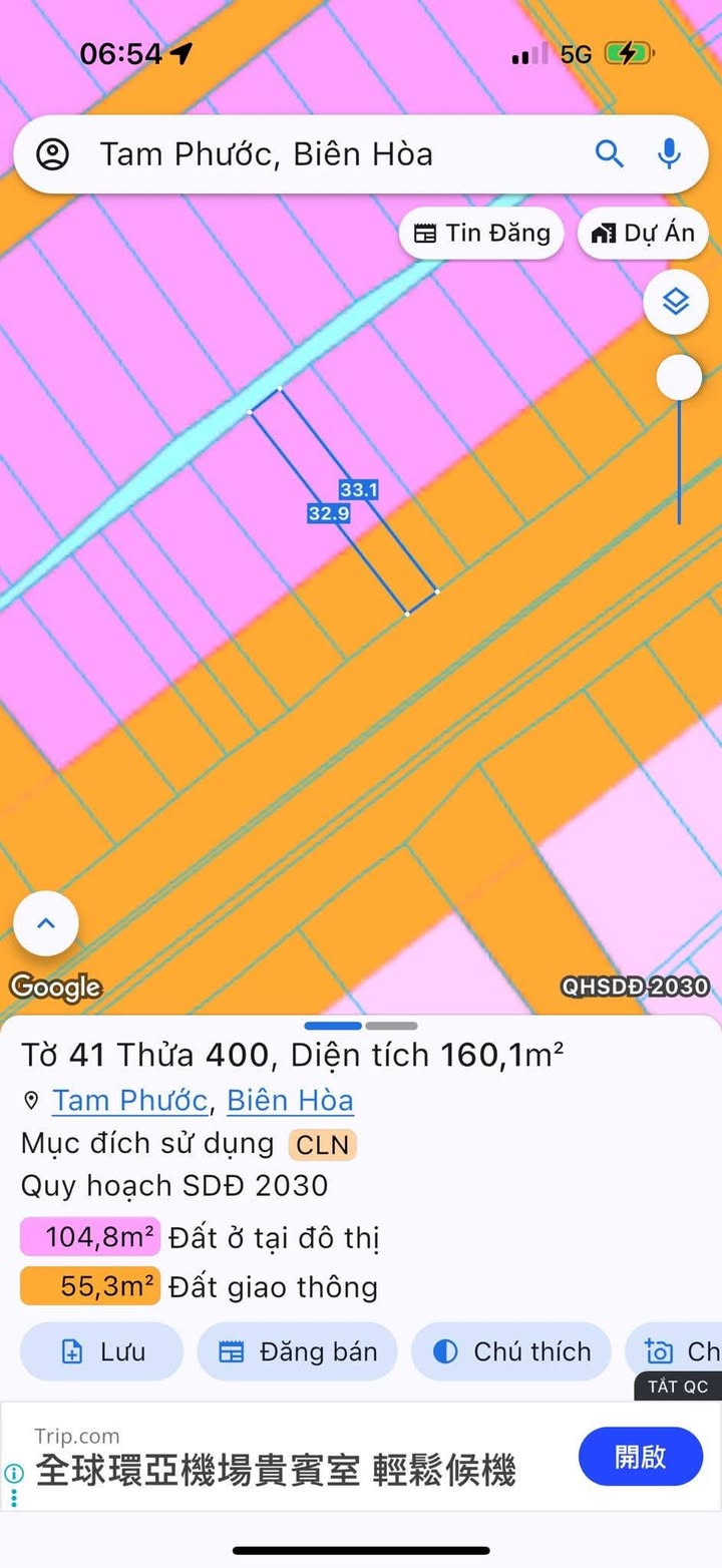 Đất kinh doanh mặt tiền Phùng Hưng, Tam Phước 164m² chỉ 2 tỷ - Cơ hội hiếm có!