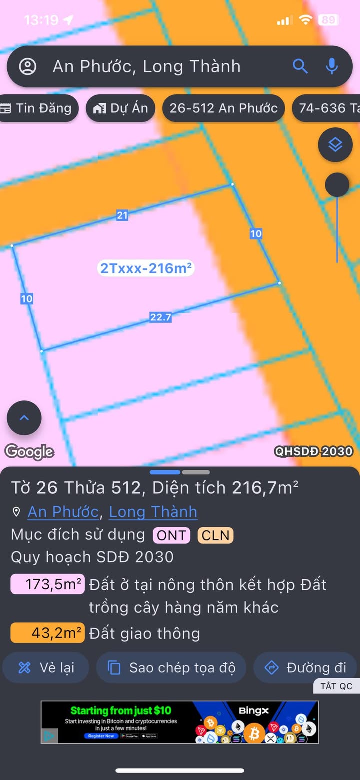 Đất nền ấp 7, An Phước 220m² giá chỉ 2 tỷ - Cơ hội đầu tư không thể bỏ qua!