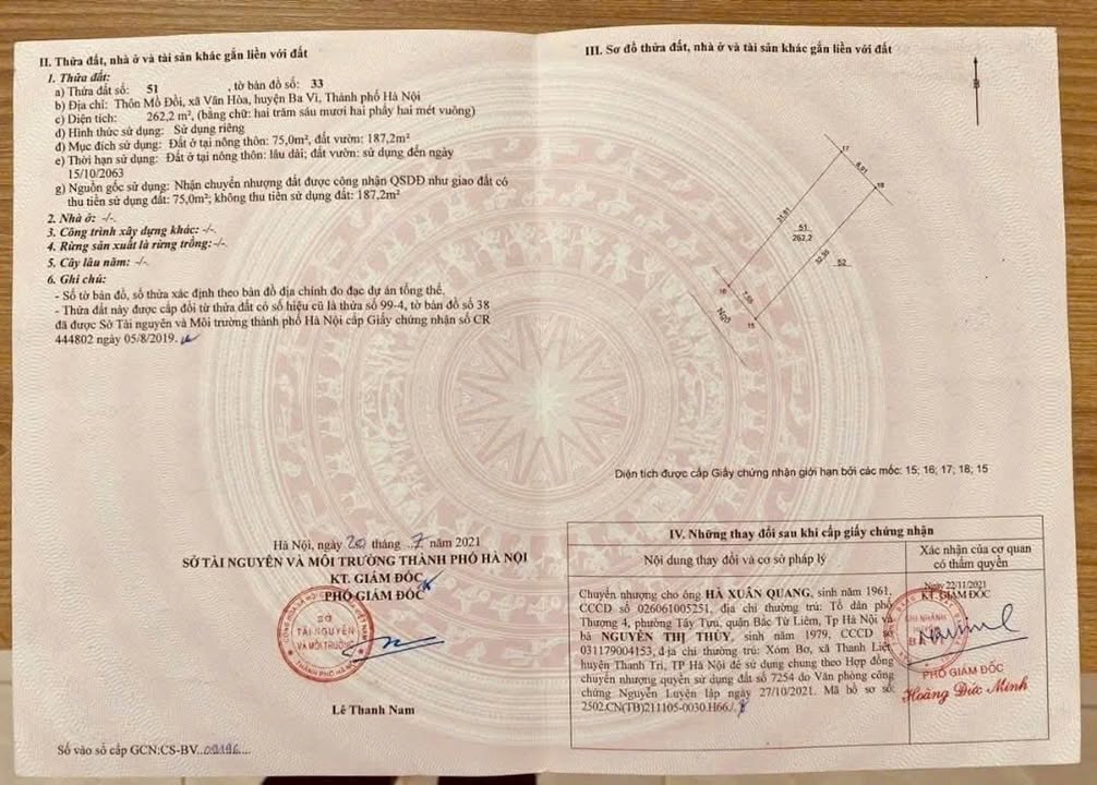 Đất nền Yên Bài, Ba Vì 262m² - Vị trí đẹp, pháp lý rõ ràng!