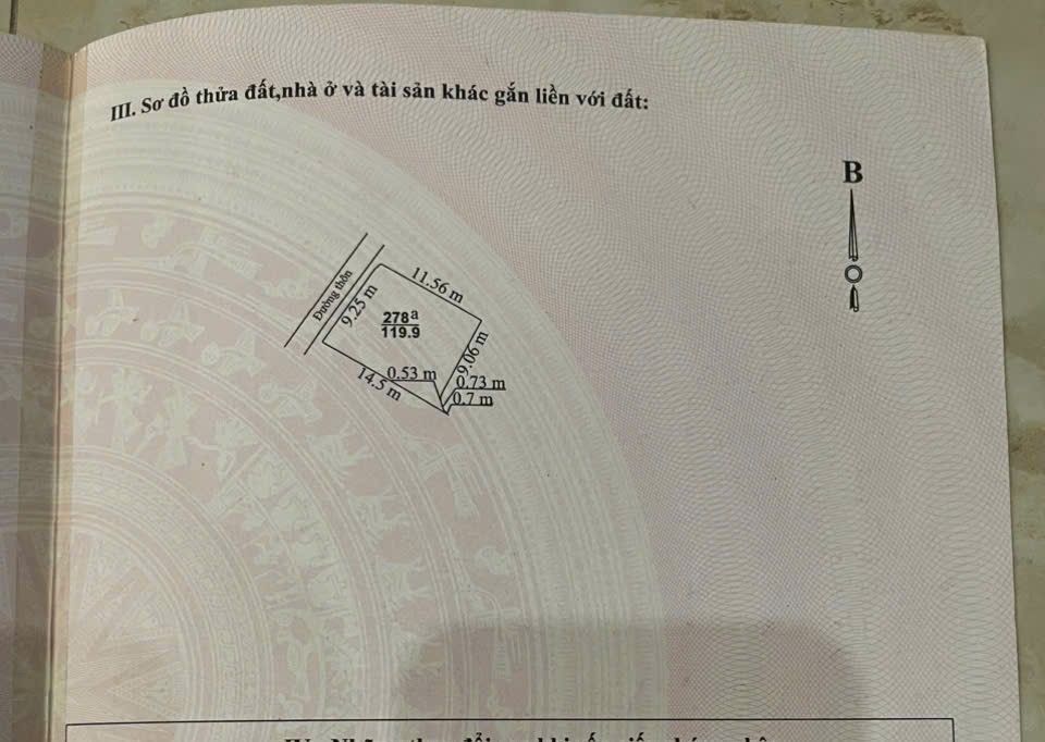 Đất nền tại Đoàn Thượng, Gia Lộc 120m² giá 1.9 tỷ - Đường thông thoáng, mặt tiền 9m!