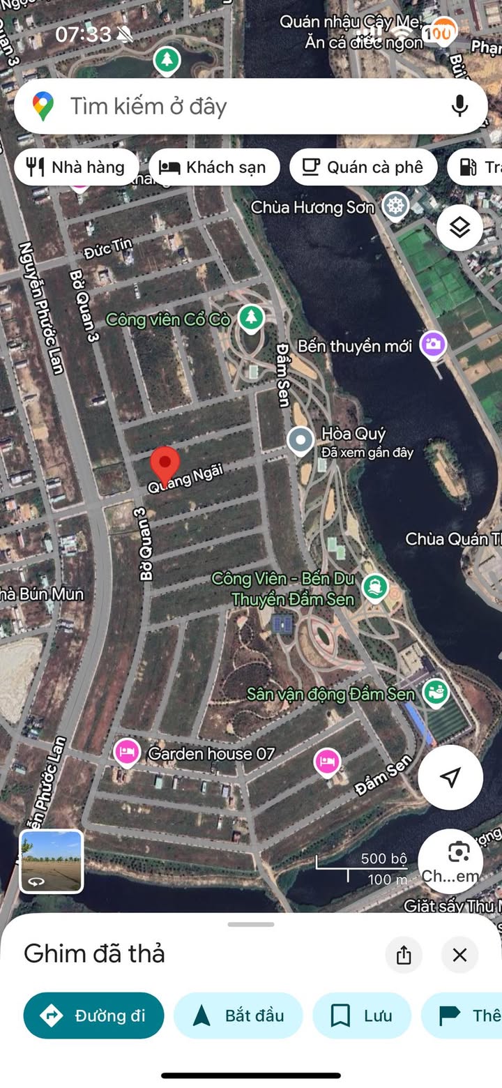 Đất nền Khu Đầm Sen Nam Hoà Xuân, Đà Nẵng 105m² giá 7.2 tỷ - Cơ hội đầu tư sinh lời!