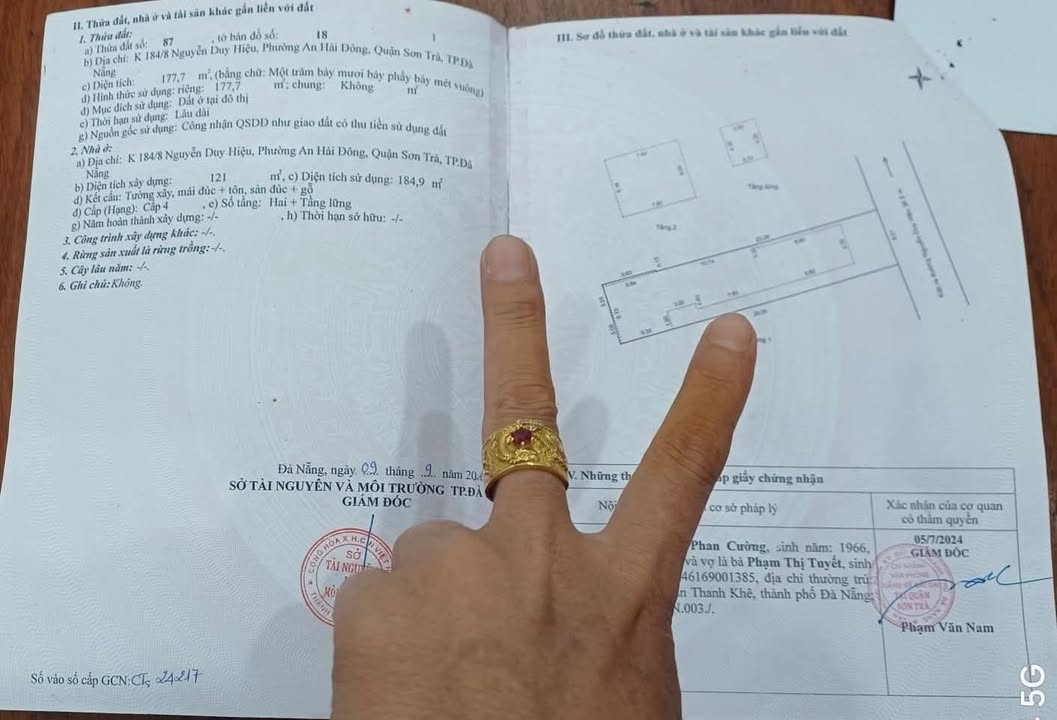 Đất mặt tiền đường An Hải Đông 1, quận Sơn Trà, Đà Nẵng - Diện tích 178m², giá 26.5 tỷ - Cơ hội đầu tư tuyệt vời!