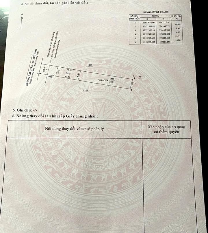 Đất thổ cư Trừ Văn Thố, Bàu Bàng, Bình Dương 318m² - Giá chỉ 999 triệu