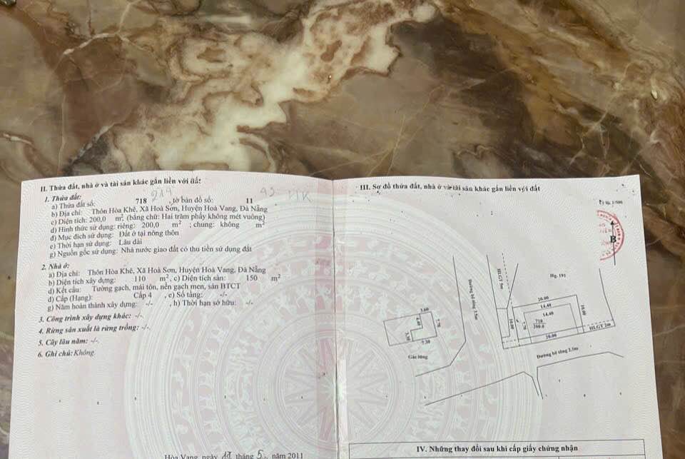 Nhà phố 2 mặt tiền đường nhựa 7m tại Phường Hoà Khánh mới, Đà Nẵng - Giá chỉ 2 tỷ!