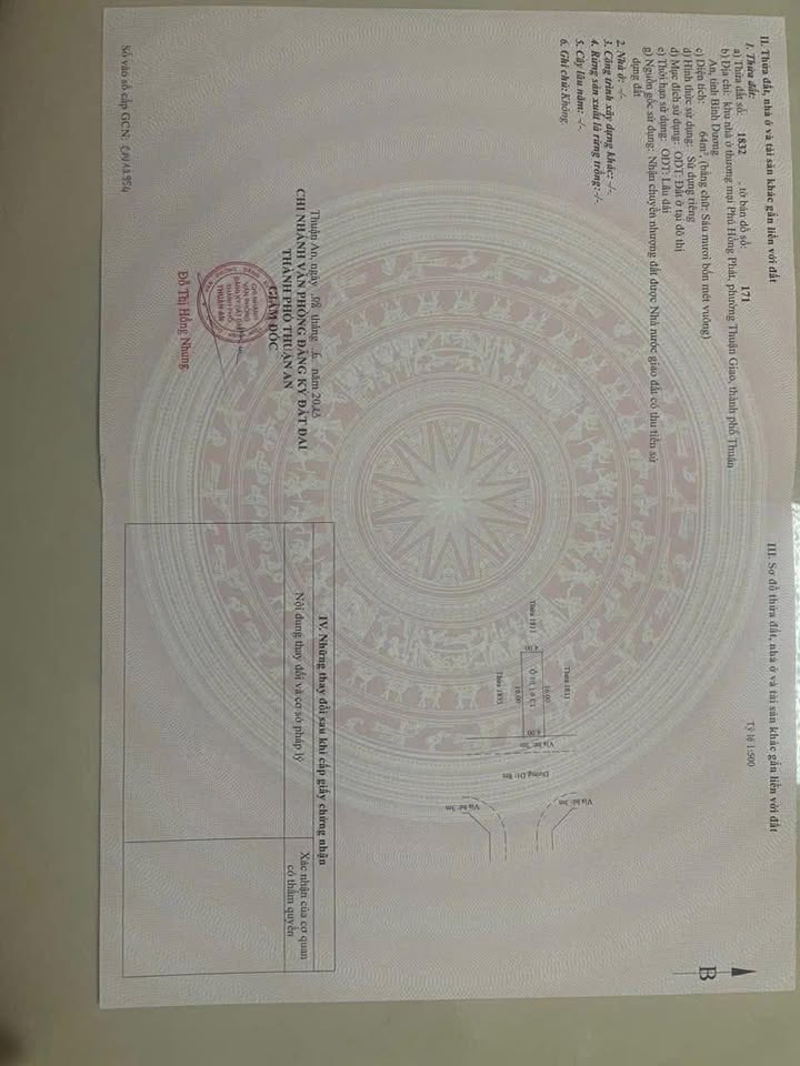 Bán lô đất trục chính D1 Lộc Phát, Thuận Giao 64m² - Đầu tư sinh lời ngay!