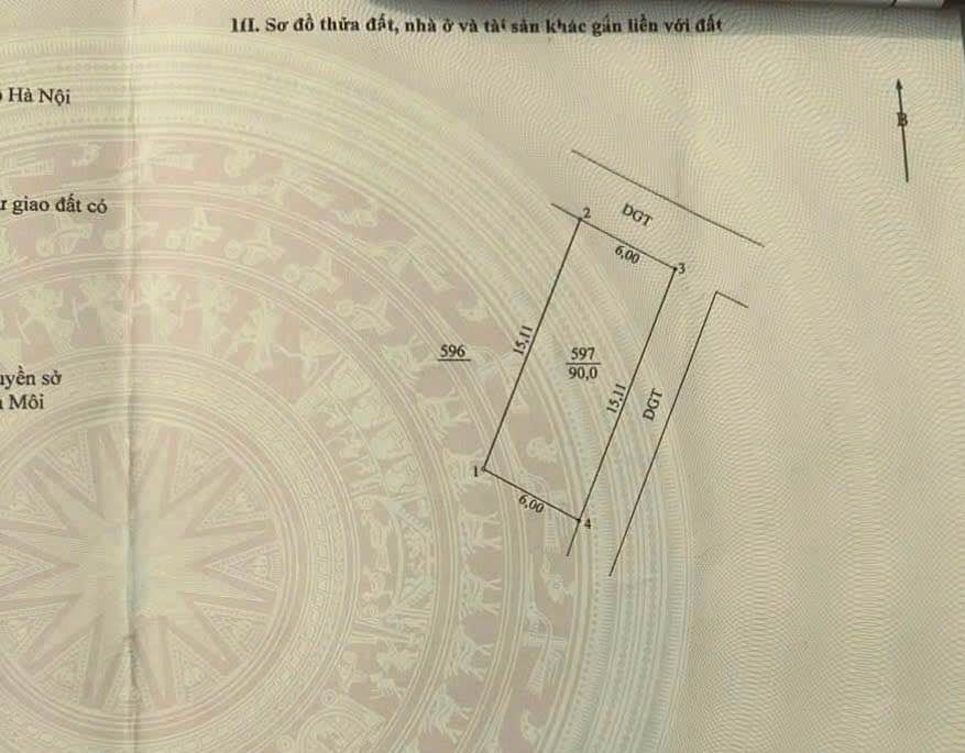 Đất lô góc Phương Đình 90m² giá 5 tỷ - Sổ đỏ chính chủ, vuông vức như tờ A4!