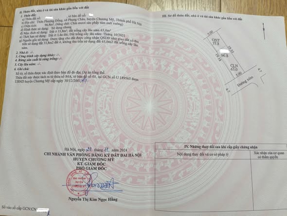 Đất nền Phụng Châu, Chương Mỹ 97m² giá 6.23 tỷ - Sở hữu ngay lô đất lý tưởng!