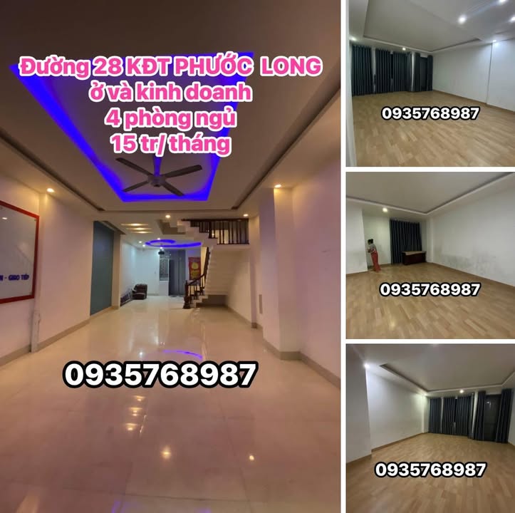 Nhà cho thuê mặt tiền đường 28, phường Phước Long, Nha Trang - 90m² chỉ 15 triệu/tháng!
