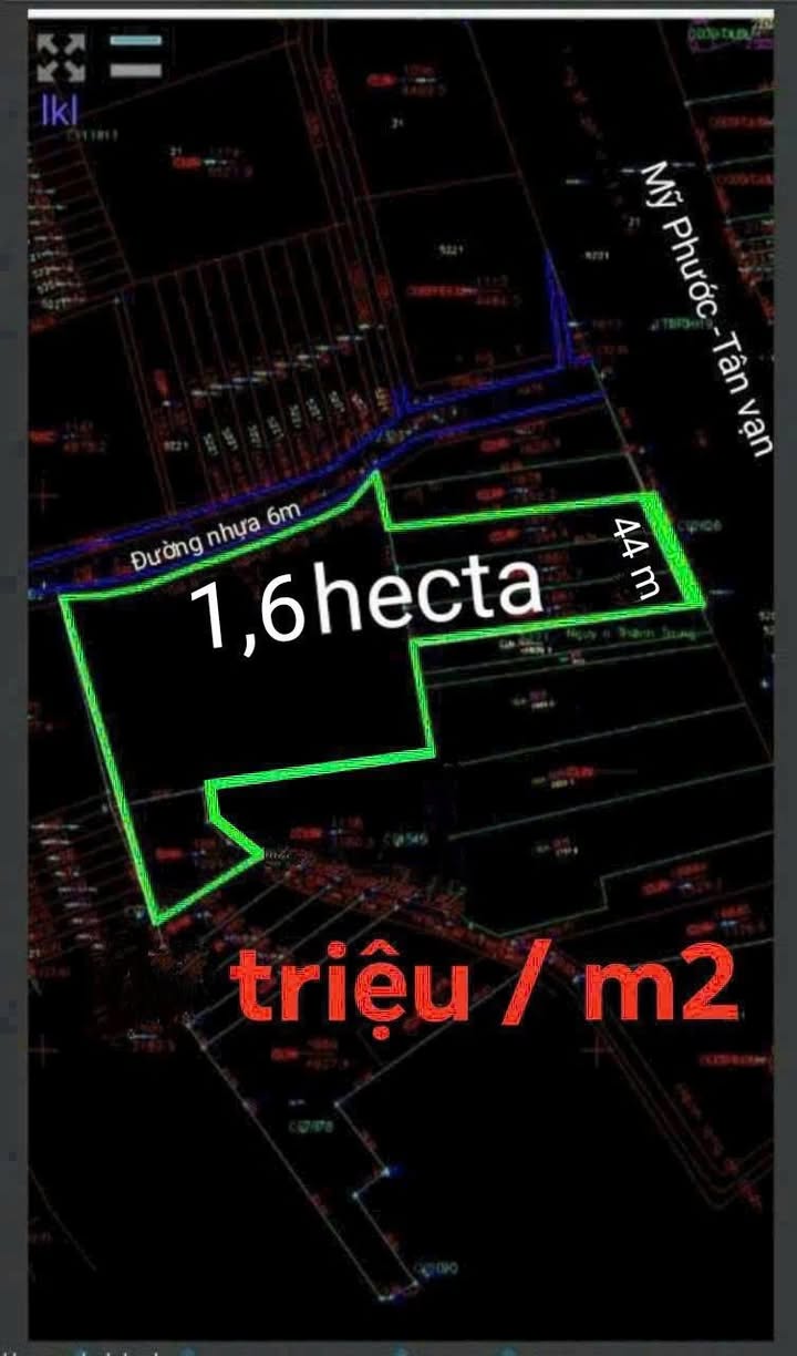 Đất Dự Án Chung Cư 40 Tầng tại Bến Cát, Bình Dương 16.286m² - Giá Chỉ 8.5 triệu/m²!