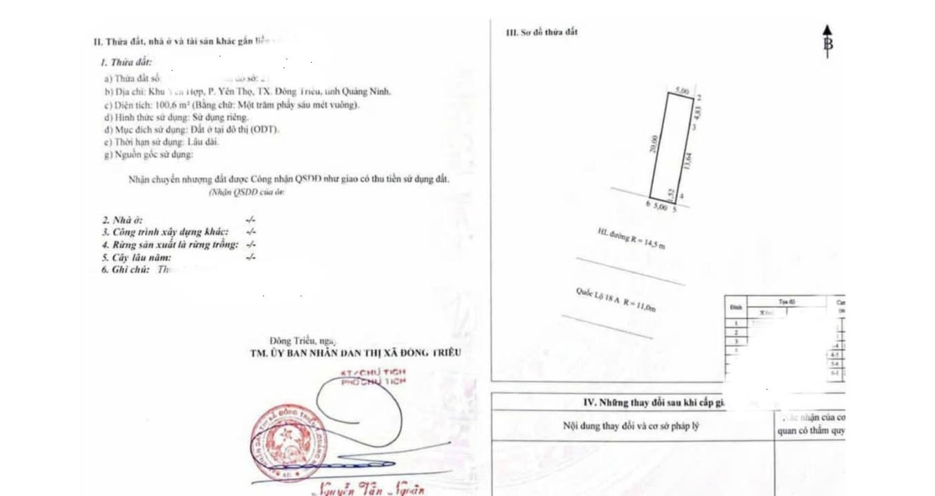 Đất Mạo Khê 100m² giá 3 tỷ - Mặt tiền kinh doanh sầm uất
