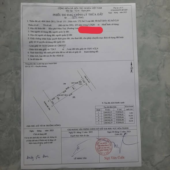 Đất nền Nguyễn Văn Linh, Tây Ninh 90m² chỉ 135 triệu - Sổ đỏ chính chủ!