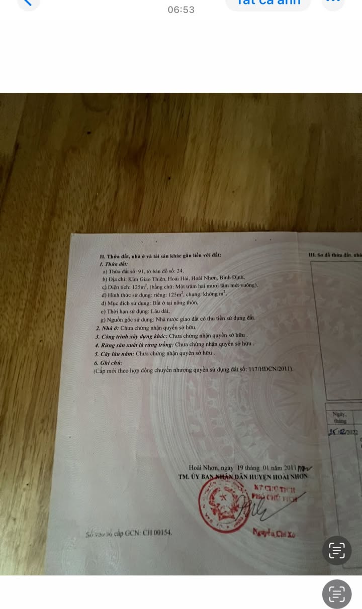 Đất nền Hoài Nhơn 125m² giá 1.3 tỷ - Sở hữu 2 mặt tiền, view biển tuyệt đẹp!