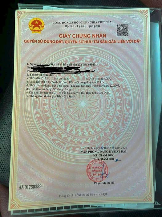 Nhà phố Cồn, Hải Hậu, 253m² giá 2 tỷ - Sẵn sàng vào ở ngay!