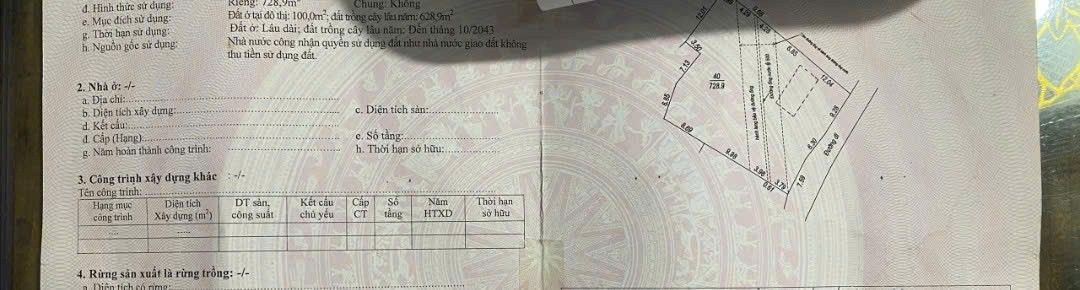 Đất nền Thọ Xương 700m² giá 2 tỷ - Đường ô tô thuận tiện