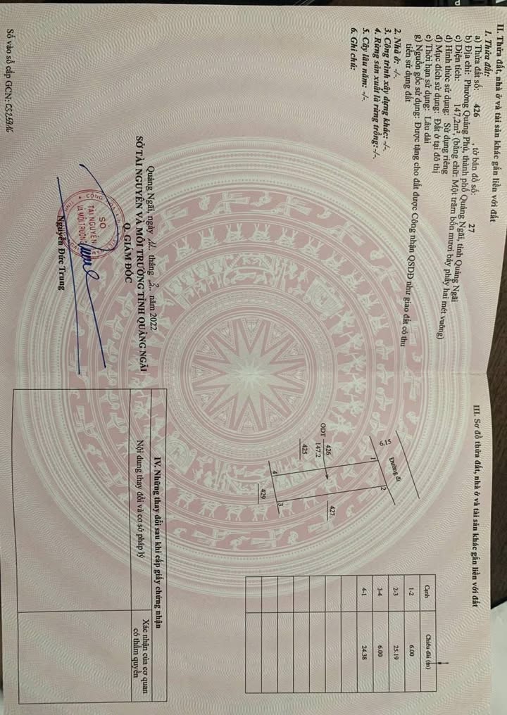 Đất ở chính chủ tại hẻm 180/1 Hoàng Hoa Thám, 144m² giá 1.1 tỷ - Cơ hội đầu tư tuyệt vời!