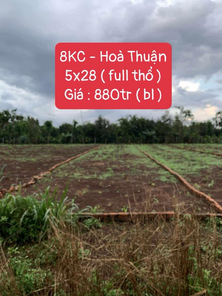 Đất thổ cư Hòa Thuận, Buôn Ma Thuột 180m² giá 880 triệu - Bớt lộc cho khách thiện chí!