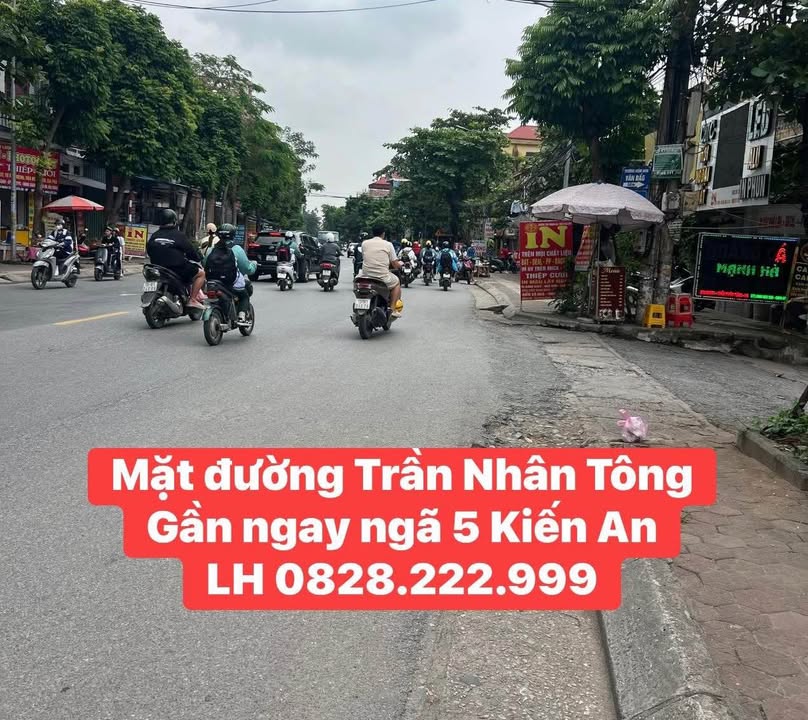 Nhà 1 tầng mặt đường Trần Nhân Tông, Kiến An, Hải Phòng 80m² giá 6.4 tỷ - Kinh doanh thuận lợi!