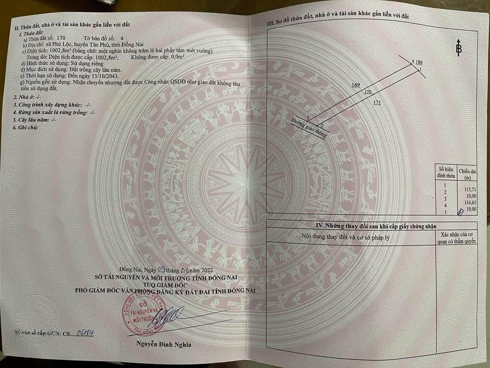 Đất trồng cây lâu năm xã Phú Lộc, Tân Phú 3600m² giá chỉ 520 triệu - Cơ hội đầu tư tuyệt vời!