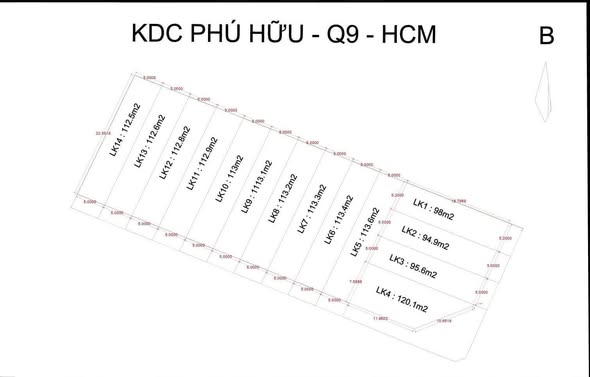 Đất nền KDC Sam Sung, P. Phú Hữu, Q. 9, 113m² giá chỉ từ 6.7 tỷ - Sổ hồng chính chủ!