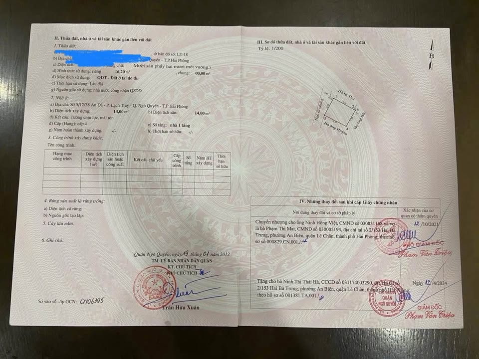 Nhà 2 tầng độc lập ngõ 38 An Đà 17m² giá 1.22 tỷ - Vị trí yên tĩnh, an ninh tốt!