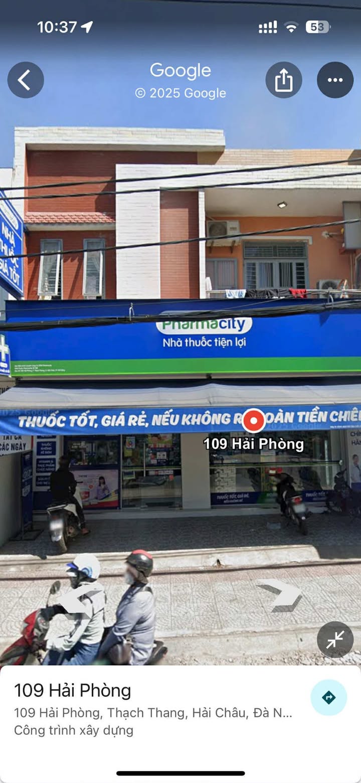Cho thuê mặt bằng kinh doanh tại 109 Hải Phòng, Đà Nẵng - Diện tích 172m², giá 13 triệu/tháng!