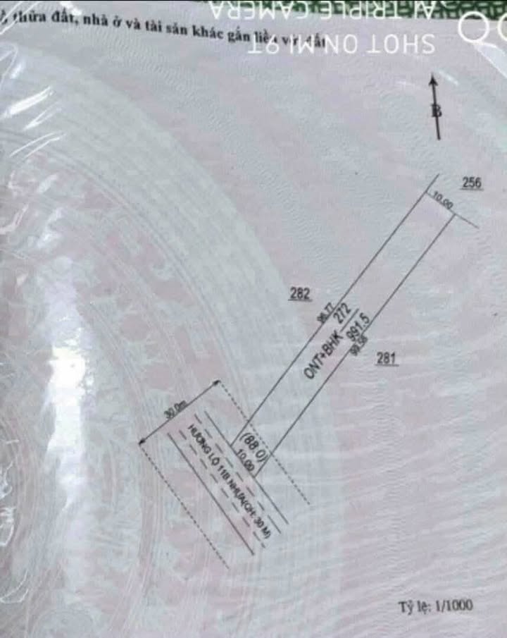 Đất mặt tiền Hảo Đước, Châu Thành, 991m² giá 1 tỷ - Cơ hội đầu tư tuyệt vời!