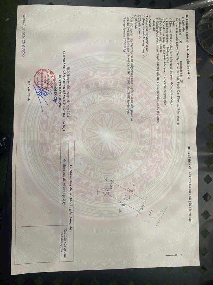 Đất dịch vụ Tân Tây Đô, Đan Phượng 48m² giá 8.x tỷ - Cơ hội đầu tư vàng!