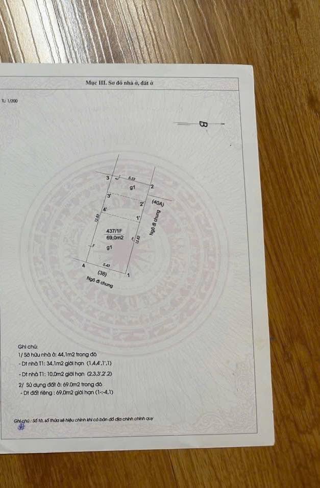 Đất lô góc Trần Hưng Đạo, Hoàn Kiếm 69m² - Ô tô vào tận nhà!