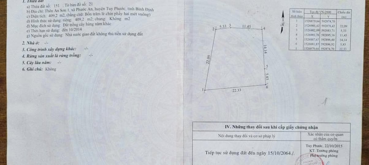 Đất nền An Sơn 1 - Phước An 400m² giá chỉ 1xx triệu - Cơ hội đầu tư tuyệt vời!