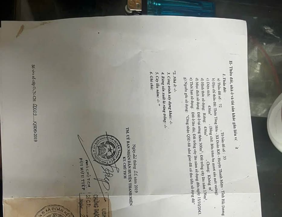 Đất nền Lô góc 2 mặt tiền đường Đoàn Kết, Thanh Miện 400m² - Cơ hội đầu tư hấp dẫn!