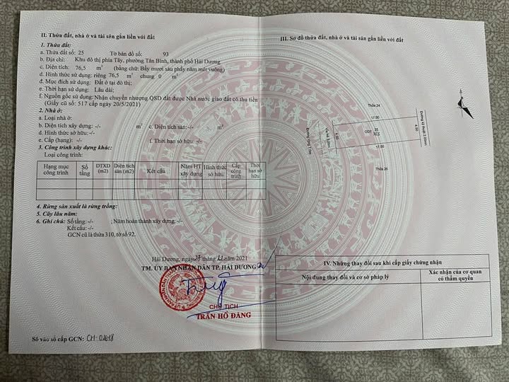 Đất nền Lê Thanh Nghị, Hải Dương 76m² giá 5.2 tỷ - Tiện ích kinh doanh sầm uất!