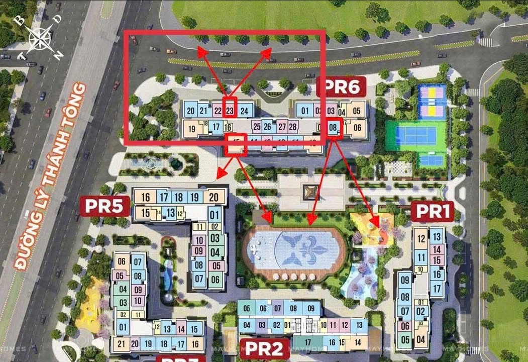 Căn hộ The Paris 6 Gia Lâm 54.2m² giá 4.1 tỷ - Chính chủ bán ngay!