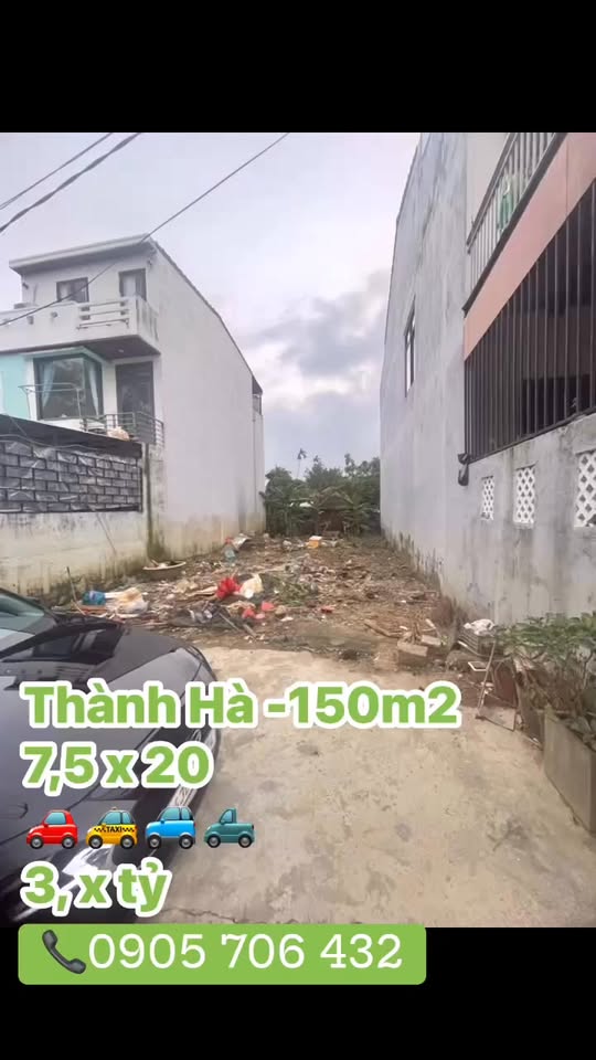 Đất nền Thanh Hà Hội An 150m² giá 3 tỷ - Cơ hội vàng cho nhà đầu tư!